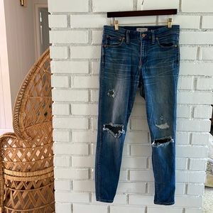 Madewell 9” high riser skinny, size 30